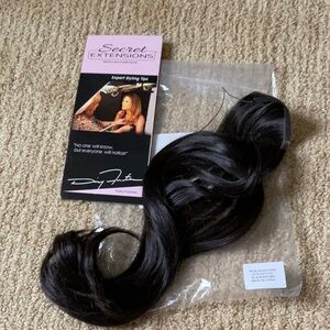 Wiglet Secret Extensions Halo Style Brown/Black No. 2 Brown